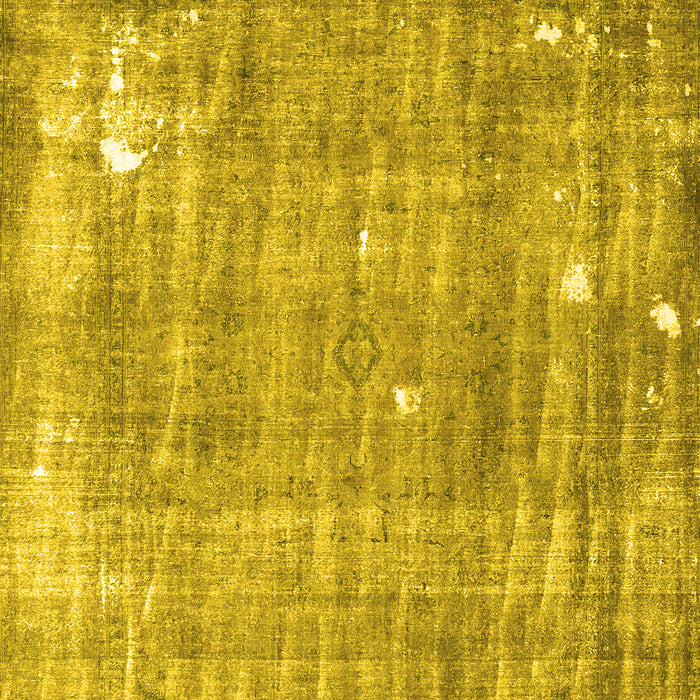 Machine Washable Persian Yellow Traditional Rug, wshtr4300yw