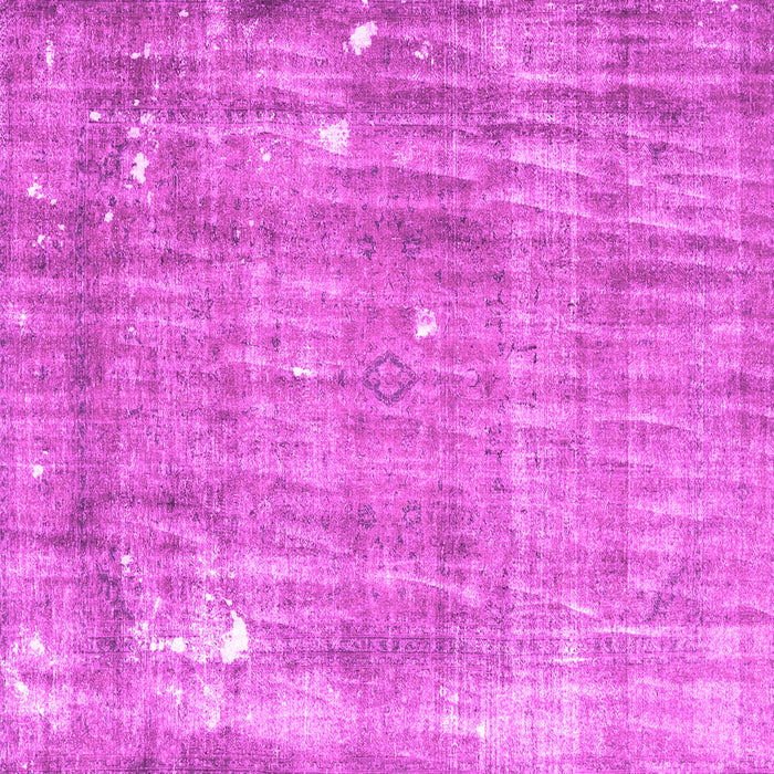 Square Machine Washable Persian Pink Traditional Rug, wshtr4300pnk