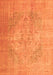 Persian Orange Traditional Rug, tr4301org