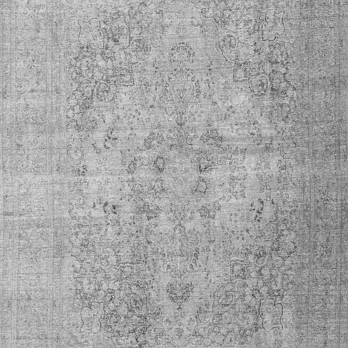 Serging Thickness of Machine Washable Persian Gray Traditional Rug, wshtr4301gry