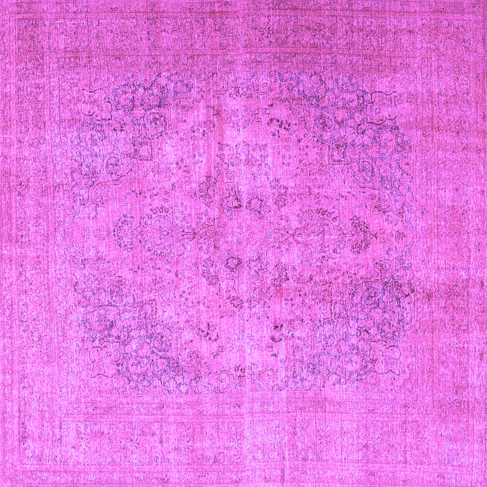 Square Persian Purple Traditional Rug, tr4301pur