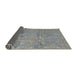 Sideview of Traditional Dark Gray Animal Rug, tr4302