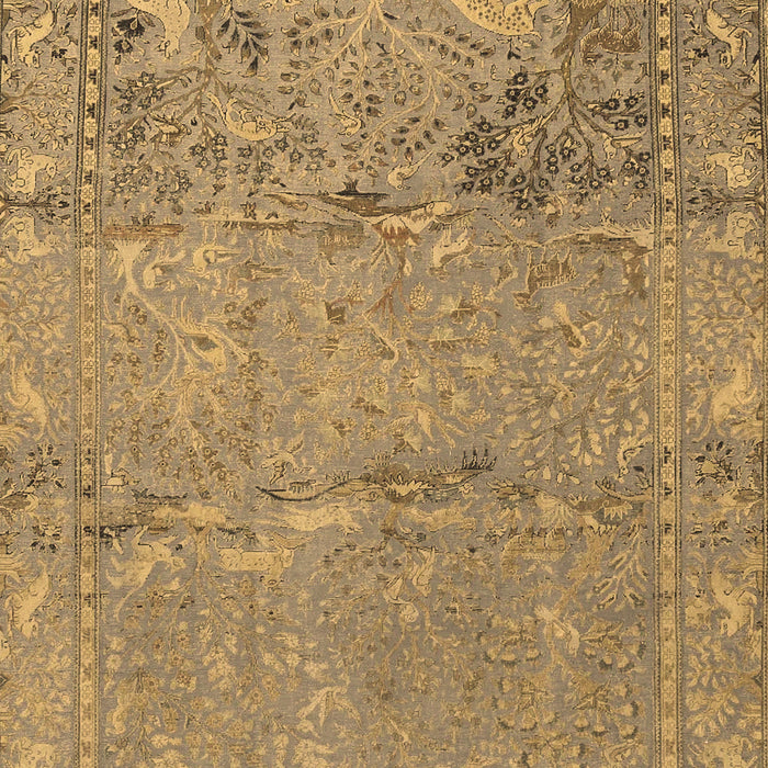 Machine Washable Animal Brown Traditional Rug, wshtr4302brn