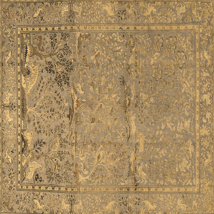 Square Machine Washable Animal Brown Traditional Rug, wshtr4302brn