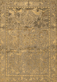 Animal Brown Traditional Rug, tr4302brn