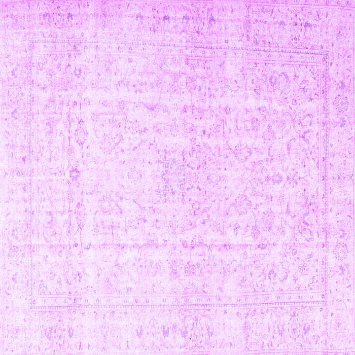 Square Persian Purple Traditional Rug, tr4303pur