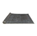 Sideview of Traditional Black Persian Rug, tr4304