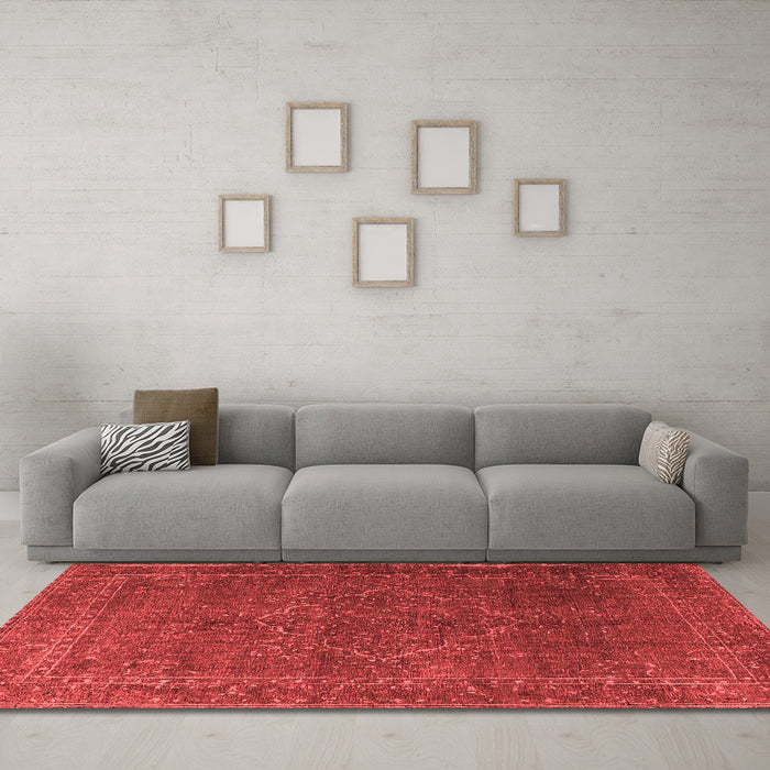 Traditional Red Washable Rugs