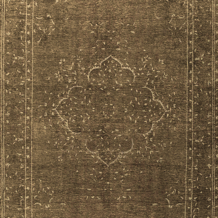 Machine Washable Persian Brown Traditional Rug, wshtr4304brn