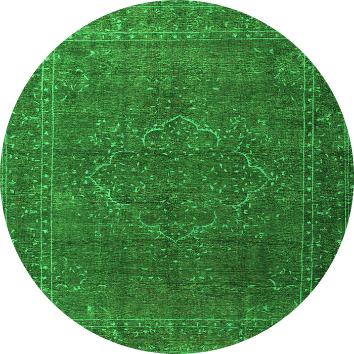 Machine Washable Persian Green Traditional Area Rugs, wshtr4304grn