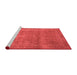 Bohemian Red Washable Rugs