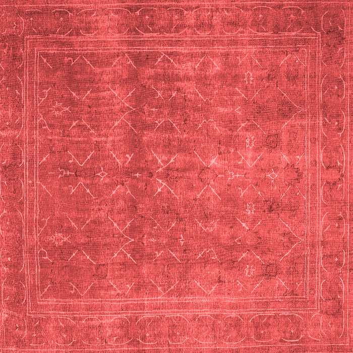 Machine Washable Persian Red Bohemian Rug, wshtr4305red