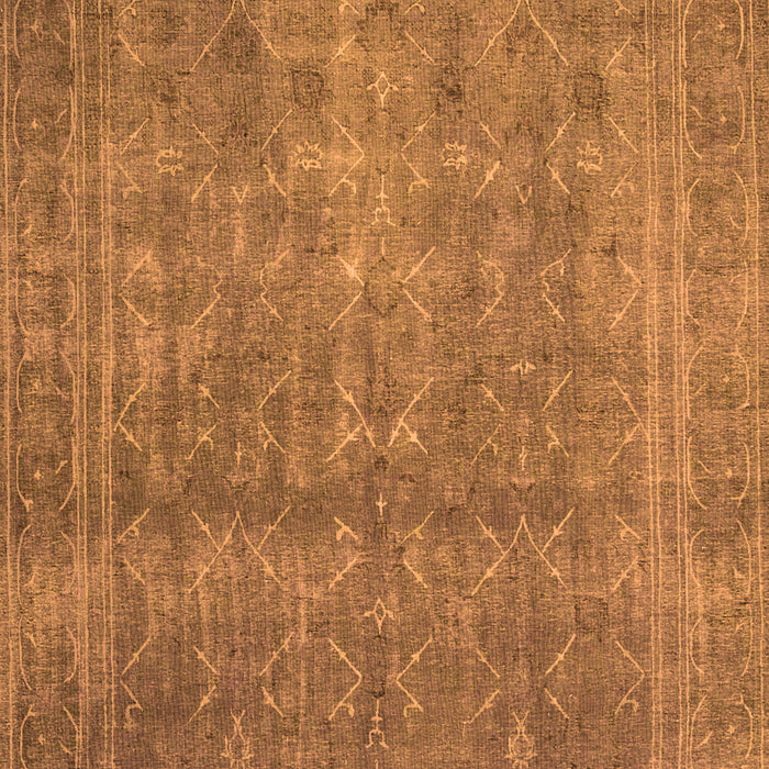 Serging Thickness of Machine Washable Persian Orange Bohemian Area Rugs, wshtr4305org