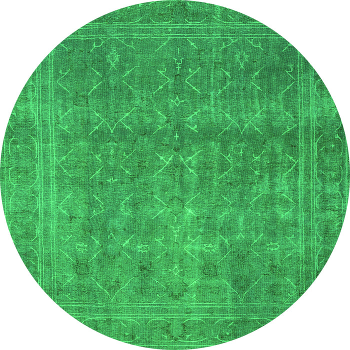 Machine Washable Persian Green Bohemian Area Rugs, wshtr4305grn