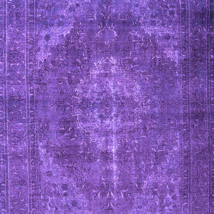 Machine Washable Persian Purple Traditional Area Rugs, wshtr4306pur