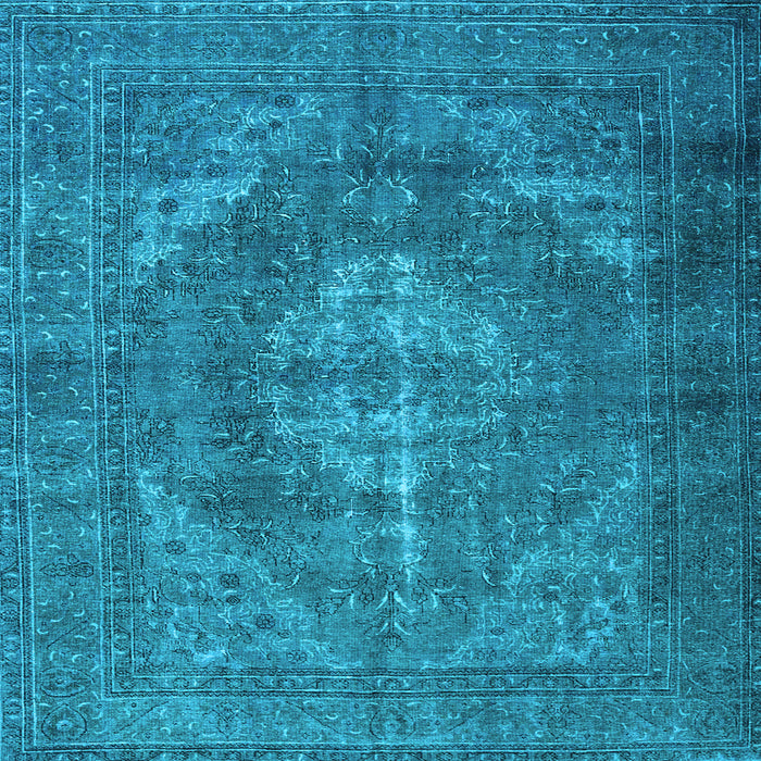 Square Persian Light Blue Traditional Rug, tr4306lblu