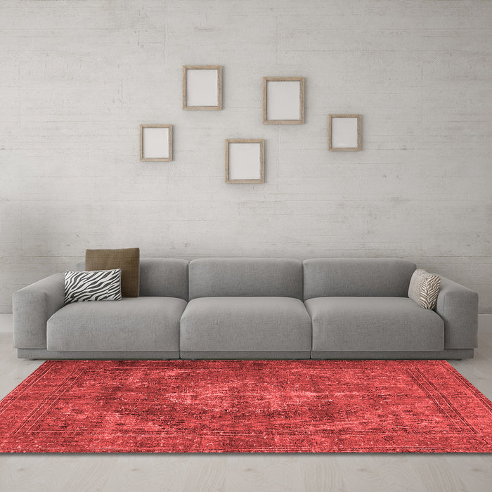 Traditional Red Washable Rugs