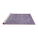 Sideview of Machine Washable Traditional French Lilac Purple Rug, wshtr4307
