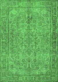 Persian Green Traditional Rug, tr4307grn