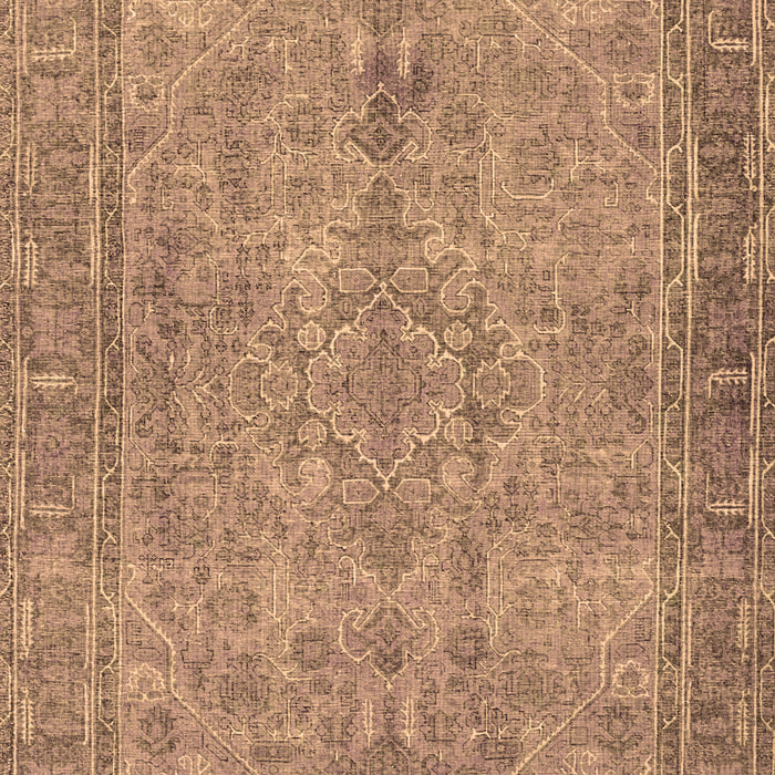 Machine Washable Persian Brown Traditional Rug, wshtr4307brn