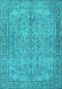 Persian Turquoise Traditional Rug, tr4307turq