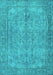 Persian Turquoise Traditional Rug, tr4307turq