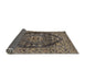 Sideview of Traditional Mocha Brown Persian Rug, tr4308