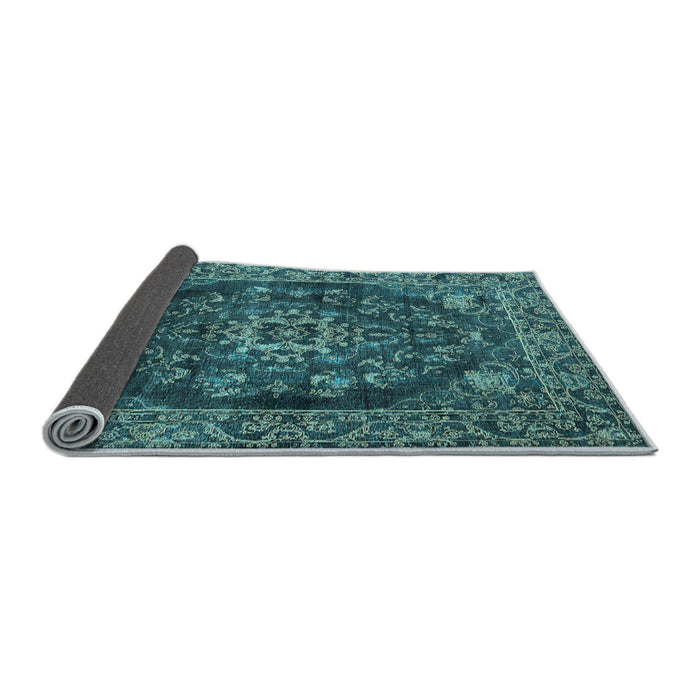 Sideview of Persian Light Blue Traditional Rug, tr4308lblu