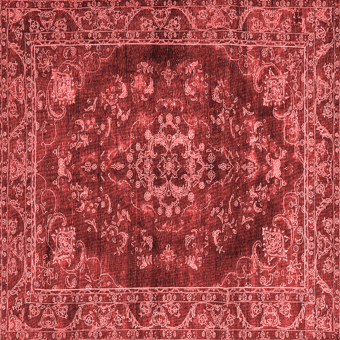 Machine Washable Persian Red Traditional Rug, wshtr4308red