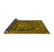 Sideview of Persian Yellow Traditional Rug, tr4308yw