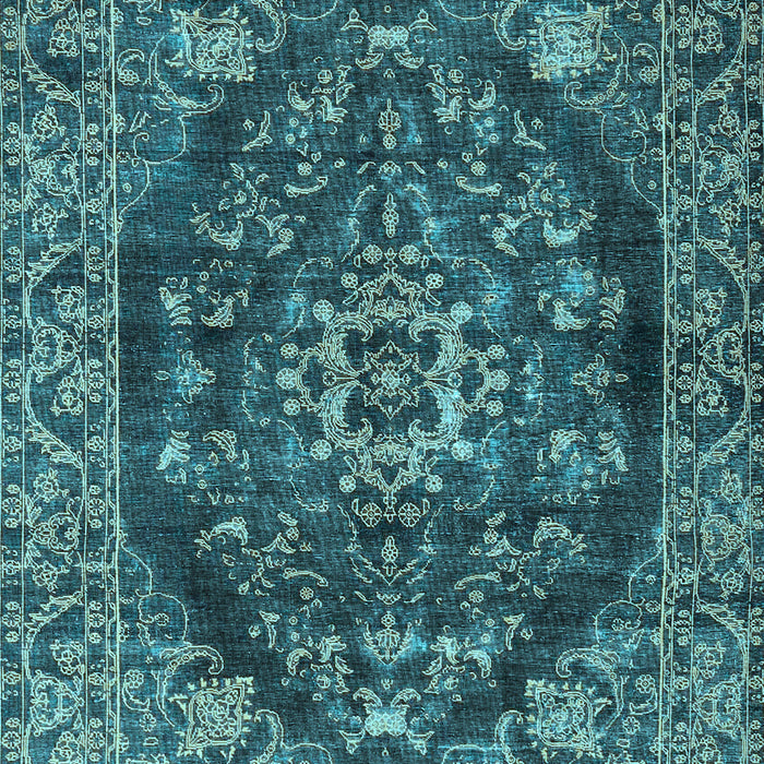 Machine Washable Persian Light Blue Traditional Rug, wshtr4308lblu