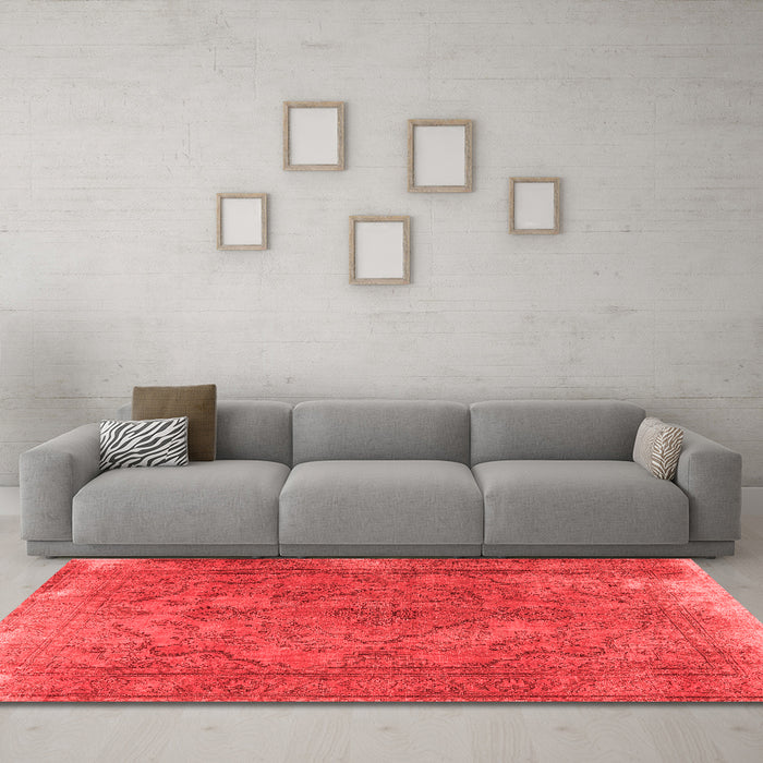 Traditional Red Washable Rugs