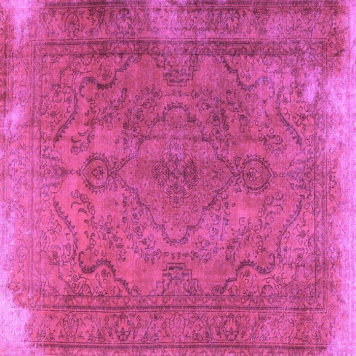 Square Machine Washable Persian Purple Traditional Area Rugs, wshtr4309pur
