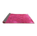 Sideview of Persian Pink Traditional Rug, tr4309pnk