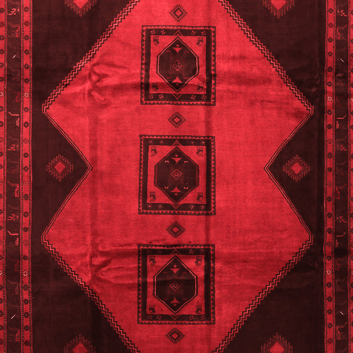 Machine Washable Persian Red Traditional Rug, wshtr430red