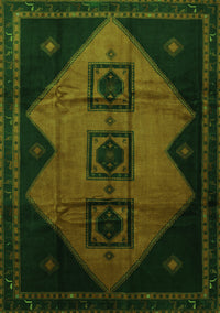 Persian Green Traditional Rug, tr430grn