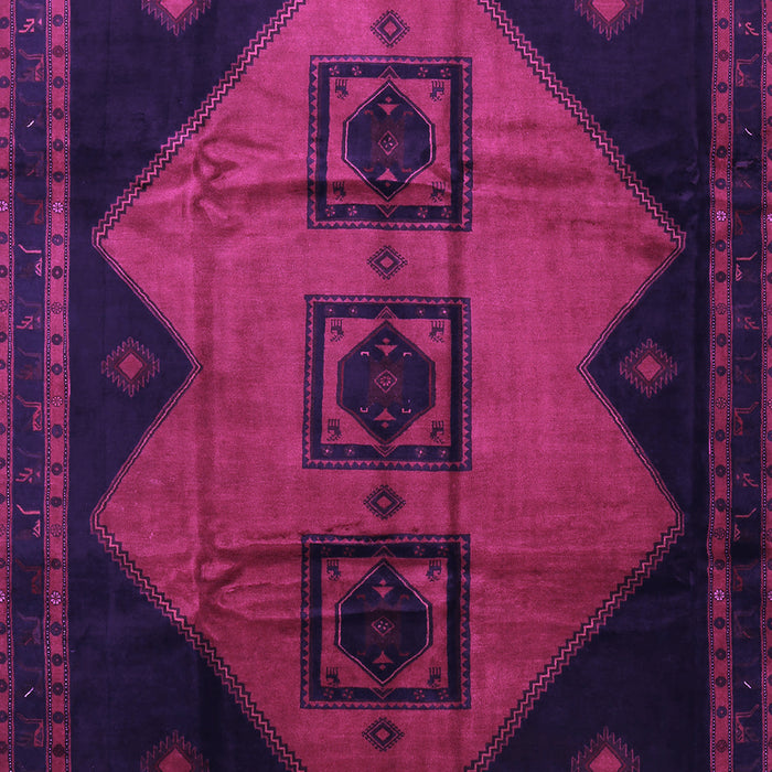 Machine Washable Persian Purple Traditional Area Rugs, wshtr430pur
