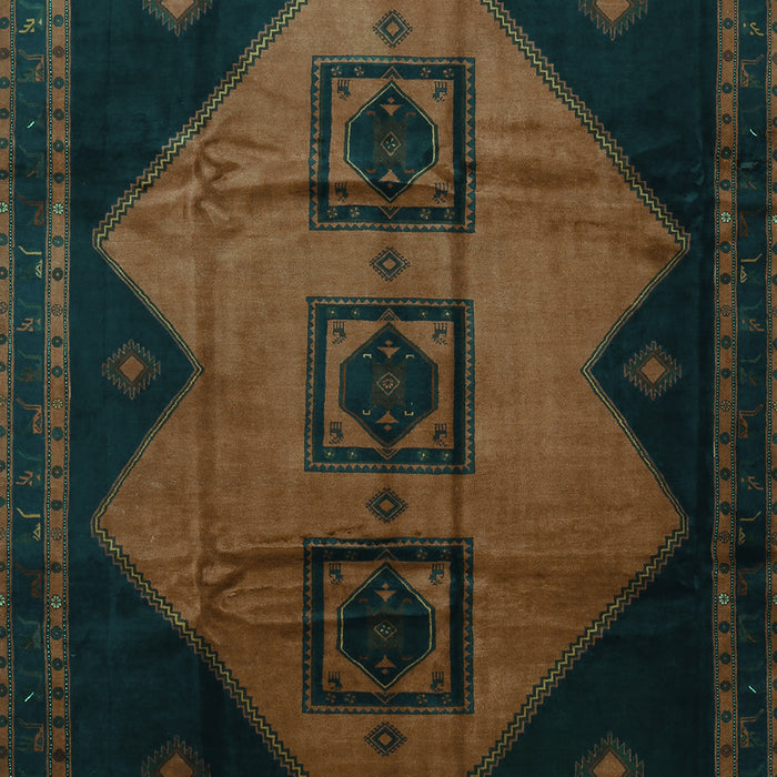 Machine Washable Persian Turquoise Traditional Area Rugs, wshtr430turq