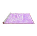 Sideview of Machine Washable Persian Purple Traditional Area Rugs, wshtr4310pur