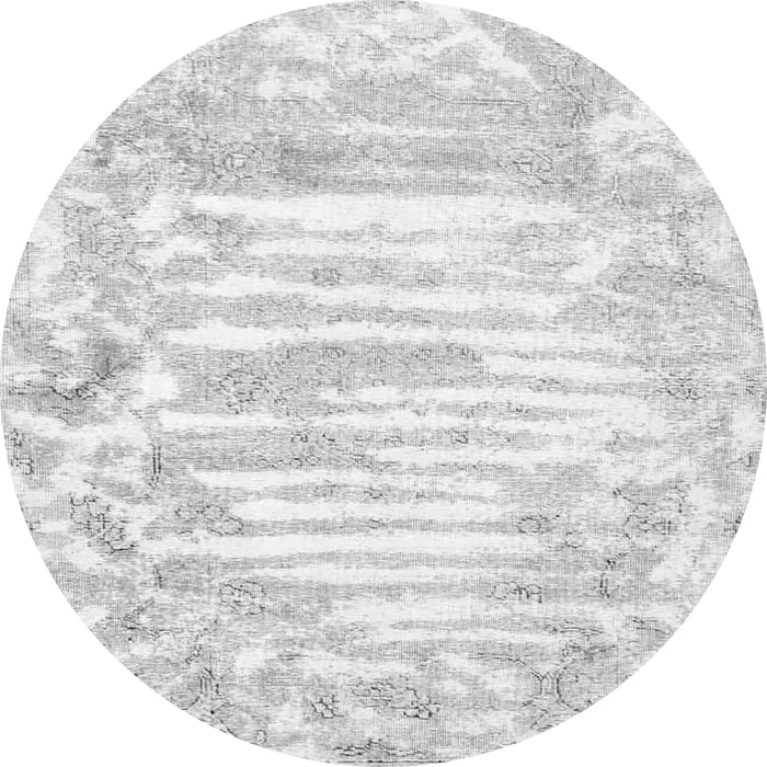 Machine Washable Persian Gray Traditional Rug, wshtr4310gry
