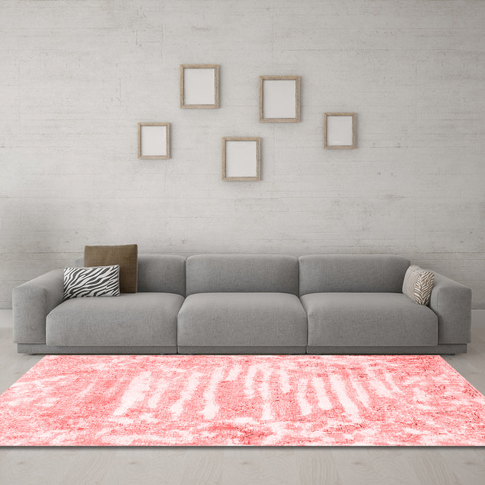 Traditional Red Washable Rugs