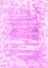Machine Washable Persian Pink Bohemian Rug, wshtr4311pnk