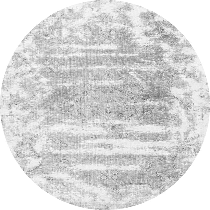 Square Persian Gray Bohemian Rug, tr4311gry