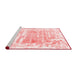 Bohemian Red Washable Rugs