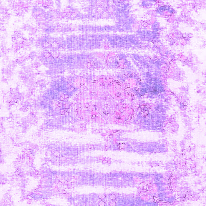 Machine Washable Persian Purple Bohemian Area Rugs, wshtr4311pur
