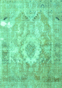 Persian Turquoise Traditional Rug, tr4312turq