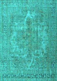 Persian Turquoise Bohemian Rug, tr4313turq