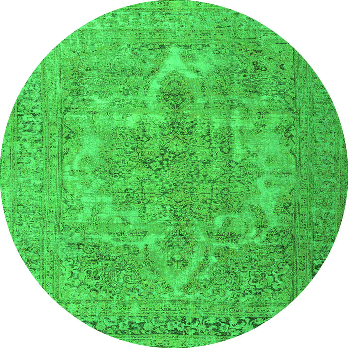 Machine Washable Persian Green Bohemian Area Rugs, wshtr4313grn