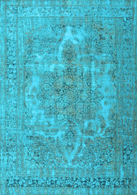 Persian Light Blue Bohemian Rug, tr4313lblu