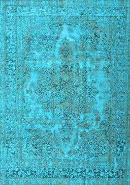 Persian Light Blue Bohemian Rug, tr4313lblu